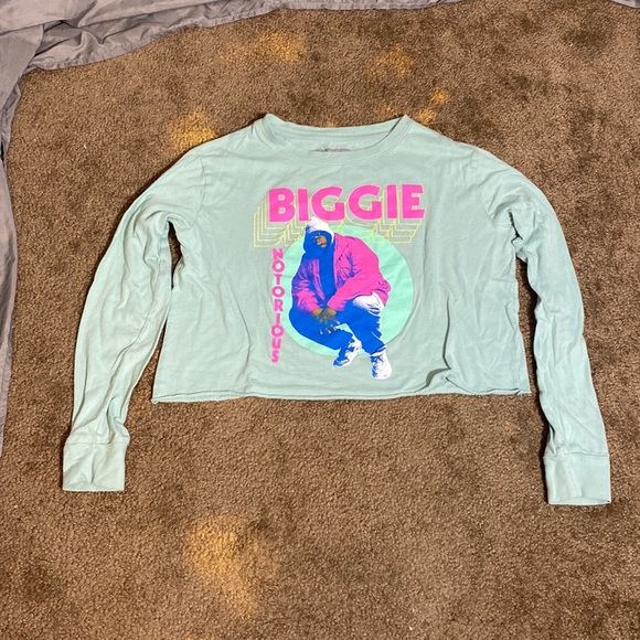 Tops - Biggie Long Sleeve Crop Top